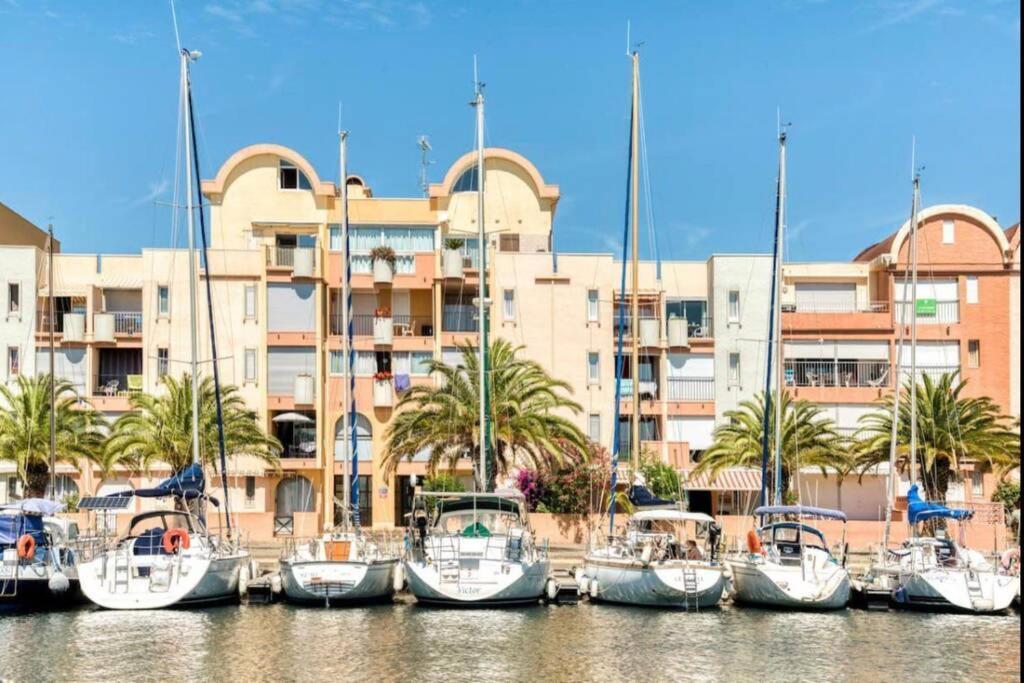Residence Port Soleil Duplex T3 46 M2 Climatise Gruissan Exterior foto